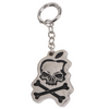Silver Skull Keychain
