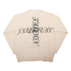 Skull Knit Sweater White