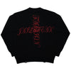 Skull Knit Sweater Black