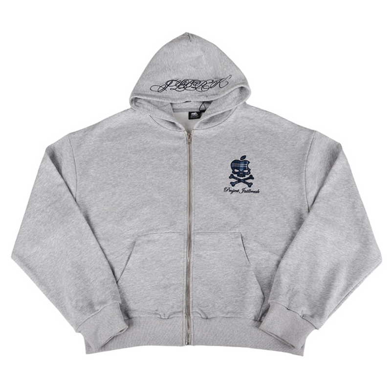 Project Jailbreak Zip Hoodie Grey